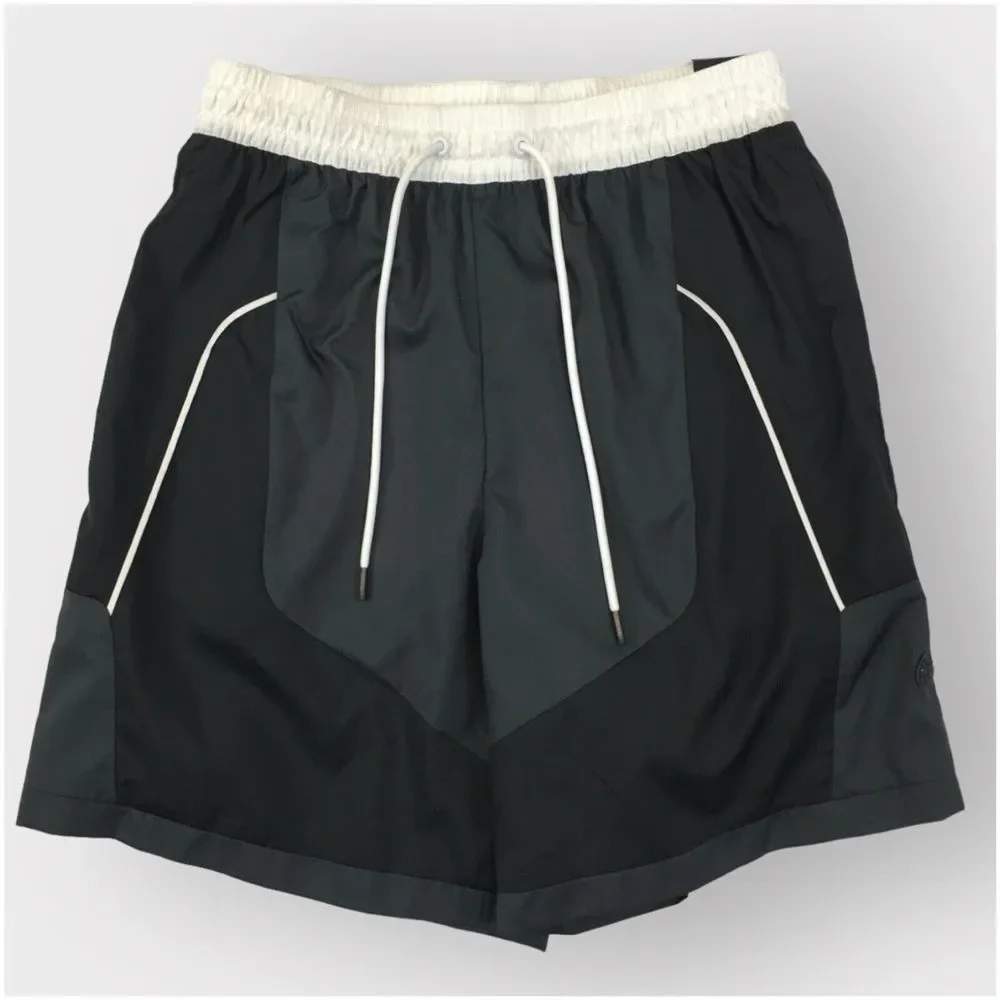 New NIKE Throwback Basketball Shorts Mens Size M CV1862-070‎ Black Gray
